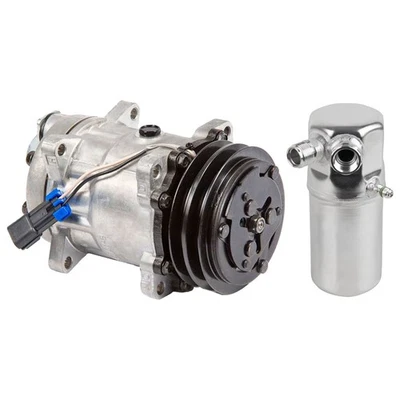 For Chevy C60 Kodiak & GMC C6000 Topkick AC Compressor w/ A/C Drier TCP - Image 1 of 3