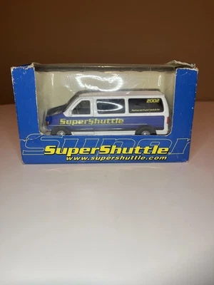 Tins Toys 1/43 Ford Econoline E-350 Club Wagon 2002 Super Shuttle Van PowerRacer - Image 1 of 4