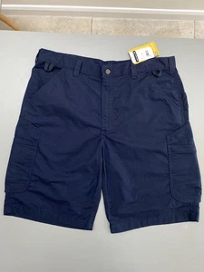 Carhartt Force Broxton Cargo Shorts *NEW*  Men’s W40” Navy Blue Loose Fit - Picture 1 of 13