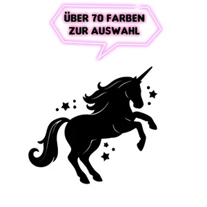 Textil Aufkleber Einhorn Süß Shirt Pijama 7-10cm Sticker Kinder Bügelfolie M1 - Bild 1 von 5