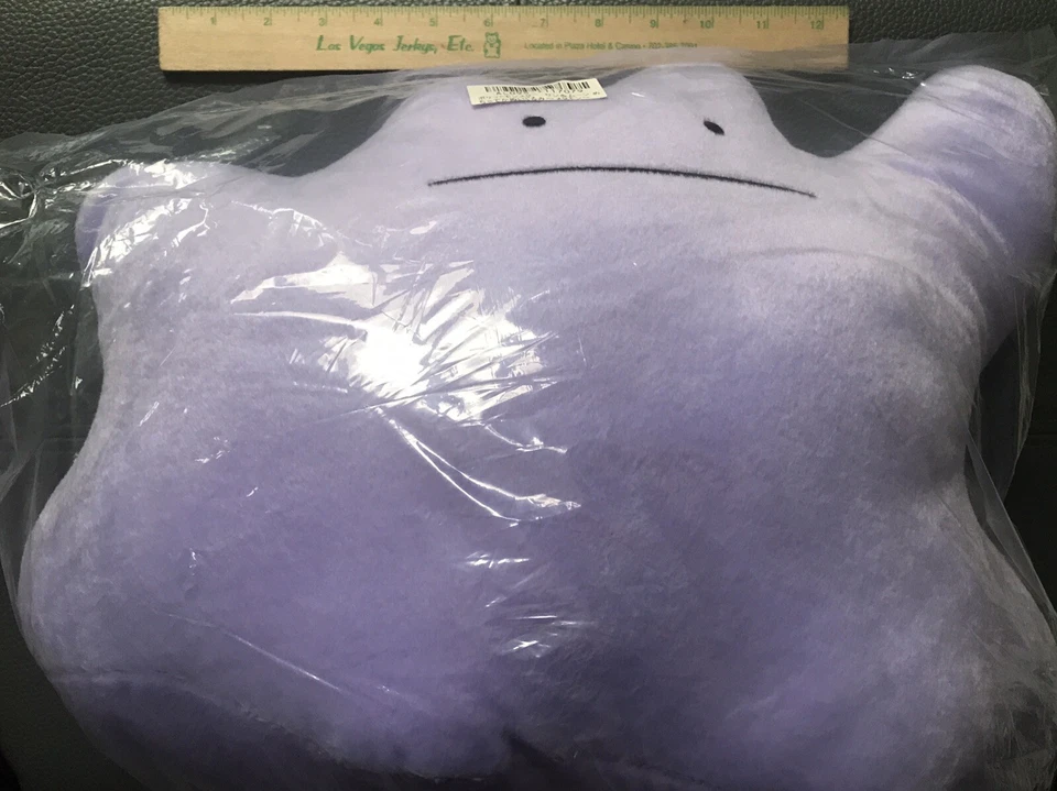 2019 ¡Nuevo exclusivo! ¡SELLADO! RARO! Muñeco de peluche grande Toreba Pokemon Ditto. ¡LINDO! Foto 1 de 4