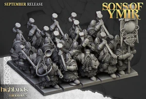 Dwarf Kingsguard Heavy Weapon Hammer, D&D Wargames Fantasy Infantry Dwarves - Picture 1 of 2