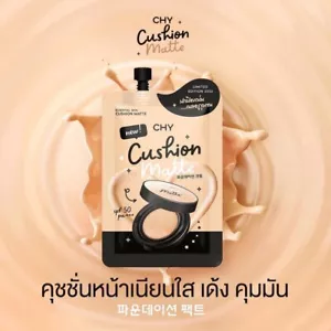 5 Sachets X 7 g Chy Hoyeon Cushion Matte Foundation Coverage Innovative Cream - Picture 1 of 13