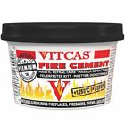 VITCAS BLACK FIRE CEMENT 500G FOR STOVES,OVENS,BOILERS.*HEAT RESISTANT*