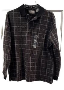 Men’s Pullover Knit Shirt Crossings Size M Long Sleeves Chest 44” Length 28”” - Picture 1 of 2