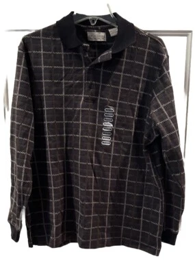 Men’s Pullover Knit Shirt Crossings Size M Long Sleeves Chest 44” Length 28”” - Image 1 of 2