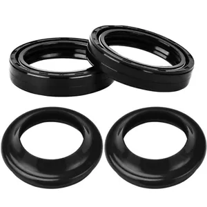 US Front Fork Oil Dust Seals Kit For Suzuki RM125 RM250 1991-1995 RMX250 1991-98 - Picture 1 of 3