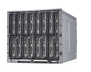 Dell M1000e + 12x m630 blades 2x10G network Switches 2x Fiber SW , fans/power    - Picture 1 of 3