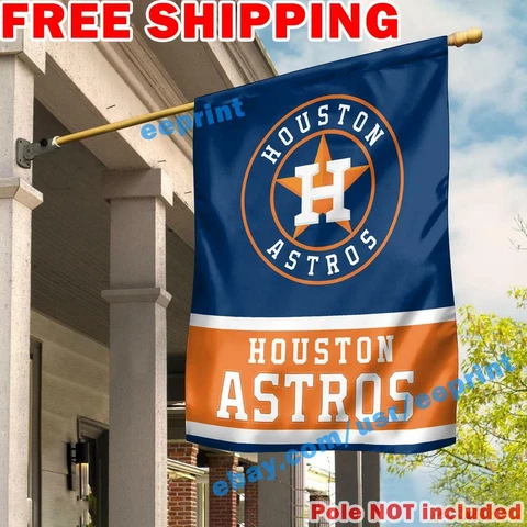 Houston Astros House Vertical Flag Banner 28x40 2021 MLB Outdoor Home Decor Cover