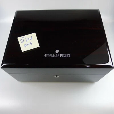 Caja de reloj de madera Audemars Piguet, Jules Audemars, instrucciones y caja exterior Foto 1 de 4