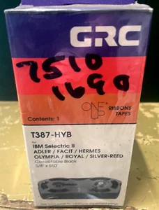 Six GRC General Ribbon T387-HYB Correctible Negro para Máquina de Escribir IBM Selectric - Imagen 1 de 3