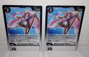 2x Sistermon Blanc - BT6-082 - NM - Digimon TCG Ships In Toploader  - Picture 1 of 4