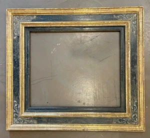 20” X 24” SGRAFFITO DESIGN BILDERRAHMEN VERGOLDET IN 22K BLATTGOLD BLK TAFELN USA - Bild 1 von 7