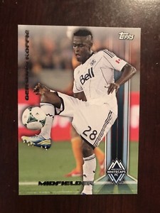 2013 Topps MLS #196 - Gershon Koffie - Vancouver Whitecaps FC