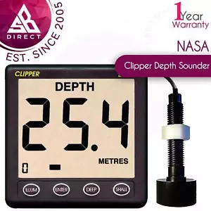 NASA Marine Clipper Depth Sounder System with Transducer & Cover│CLIP-DEPTH│20mA - Bild 1 von 3