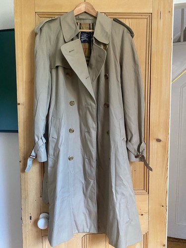Burberrys' Trench coat vintage originale anni 80 (uomo unisex) 48Reg