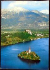 Historic Bled Castle Overlooking Lake Bled, Bled Island, Julian Alps, Slovenia