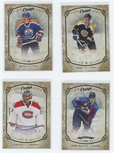 2015-16 UPPER DECK CHAMPS HOCKEY - GOLD VARIANT FRONTS PARALLELS - PICK CARDS - Picture 1 of 115
