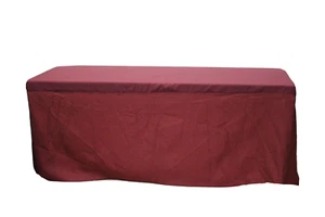 Coprigoccia rettangolare monarca bordeaux 183 cm x 76 cm (76 cm goccia) - Foto 1 di 3