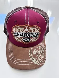 Herren Mütze Kappe US State Logo California grau verstellbar Snapback Unisex Einheitsgröße - Bild 1 von 24