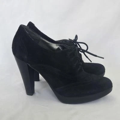 Audrey Brooks Elegant Black Suede Heels 7.5 - Image 1 of 4