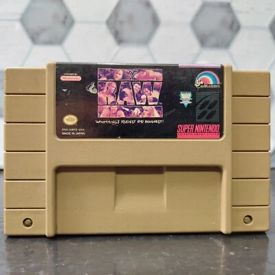 WWF RAW Super Nintendo (SNES) Authentic - Image 1 of 4