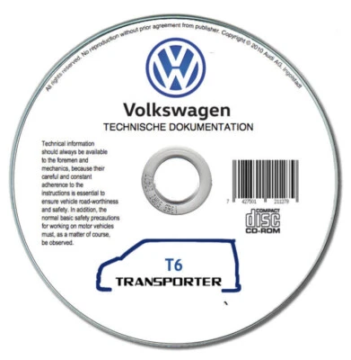Volkswagen Transporter T6 (2016-2020) Manual De Taller En Cd - Imagen 1 de 4
