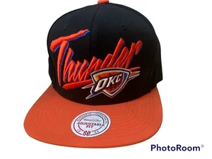 OKC Thunder Cap Hat Snapback Adjustable Nostalgia Co Basketball Orange 2013 - Picture 1 of 11