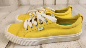 Scarpe sneakers Cariuma donna taglia 8, uomo 6,5 OCA basse in tela gialla 100103401 - Foto 1 di 23