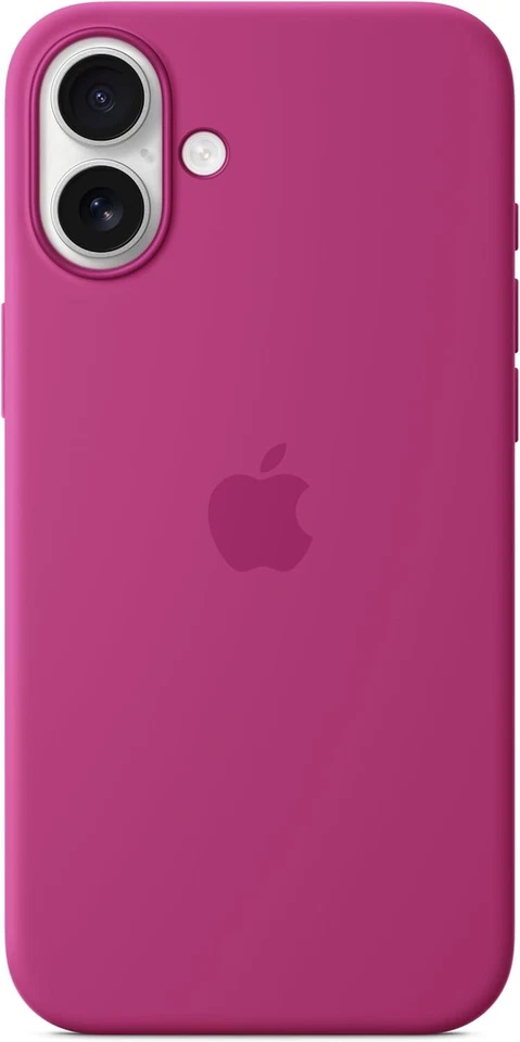 Apple iPhone 16 Plus 硅胶保护壳 带 MagSafe - Fuchsia MYYE3ZM/A — 第 1/1 张图片