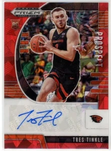 Selecciones de draft Panini Prizm 2020-21 Tres Tinkle Red Ice Prospect automático #PA-TT - Imagen 1 de 2