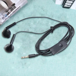 Cuffie intrauricolari durevoli Auricolari con microfono per Samsung Nero - Zdjęcie 1 z 4