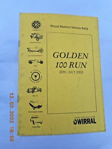 Vehículo histórico Wirral Rally 100 Carrera 20 de julio de 2003 sin marcar  - Imagen 1 de 1