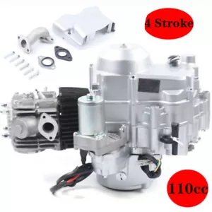 110CC 4Stroke Auto Engine Motor For ATV GO Kart Automatic Multi-plate Wet Clutch - Picture 1 of 19
