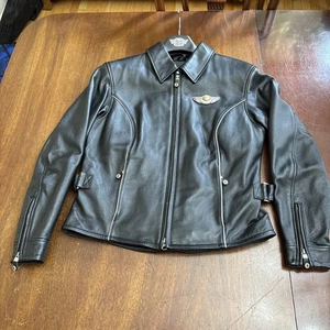 Chaqueta de cuero Harley Davidson de colección para mujer M W - 100 aniversario edición limitada - Imagen 1 de 24