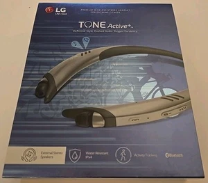 LG Tone Active+ Premium Bluetooth Wireless Headphone Earbuds Headset BRAND NEW - Picture 1 of 5