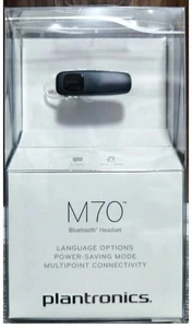 Plantronics M70 Mobile Universal Bluetooth Headset Black New Sealed - Picture 1 of 3