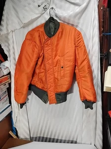 Vintage 60s US Air Force MA-1 USAF Vietnam War Flight Jacket Size M - Picture 1 of 7