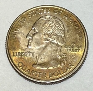 2006-P South Dakota State Quarter Error MISSING CLAD LAYER Both Side Rare UNIQUE - Picture 1 of 6