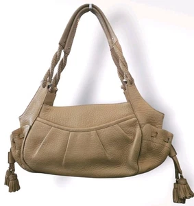 Cole Haan Brown Hobo Bag with Braided Handle MINT CONDITION - Picture 1 of 16