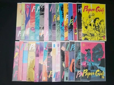 PAPER GIRLS 1-30 + Preview Brian K. Vaughan Cliff Chiang Image 2015 COMPLETE Set - Image 1 of 4