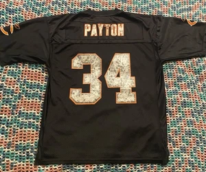 Vintage Reebok Chicago Bears Walter Payton #34 Black NFL Jersey Sz XL Football - Picture 1 of 24