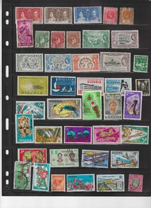 NIGERIA SELECTION OF OLD STAMPS ( Lot 6402 ) - Picture 1 of 1