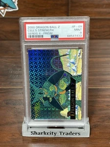 2001 Dragon Ball Z Artbox Cell’s Strength Prism P-09 PSA 9 Funimation Serie 4 - Foto 1 di 3