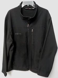 Free Tech Mens All Black Zip Up Jacket Style #TM44601YB Size XXL - Picture 1 of 12