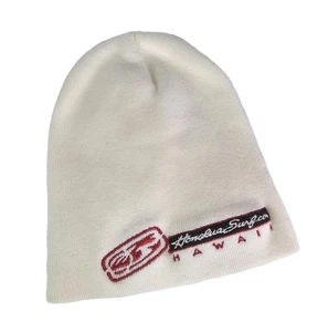 Vtg Honolulu Surf Co Hawaii Beanie Cap Big Wave Surfer Cotton Y2K Skater - Picture 1 of 5