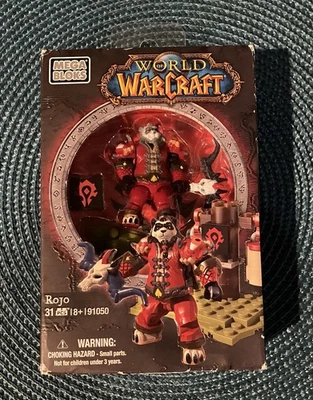 Mega Bloks 91050 World of Warcraft Rojo Panda Hunter Figure NIB - Image 1 of 3