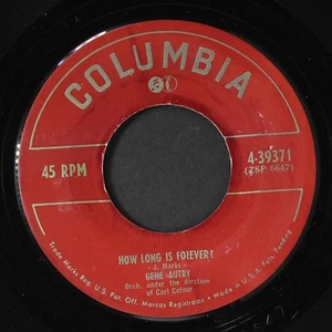 GENE AUTRY: how long is forever COLUMBIA 7" Single 45 RPM - Picture 1 of 2