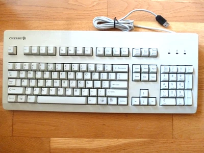 Keyboard  CHERRY Model MX 3000 USB, QWERTY,  funktionsgeprüft, top Zustand - Bild 1 von 3