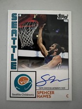 2020 Topps Seattle Children's Heroes Bartell Drugs Spencer Hawes #SCH-16 Auto